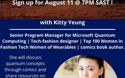 Kitty Yeung at One Quantum Africa Aug 11 at 7PM